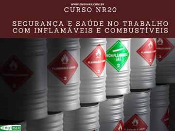 Sinalização de líquido inflamável